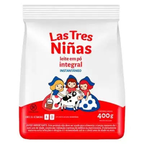 LEITE EM PO INT LAS TRES NINAS 400G