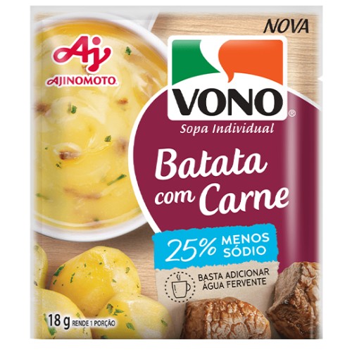 SOPA BATATA C/CARNE DESFIADA VONO 18G
