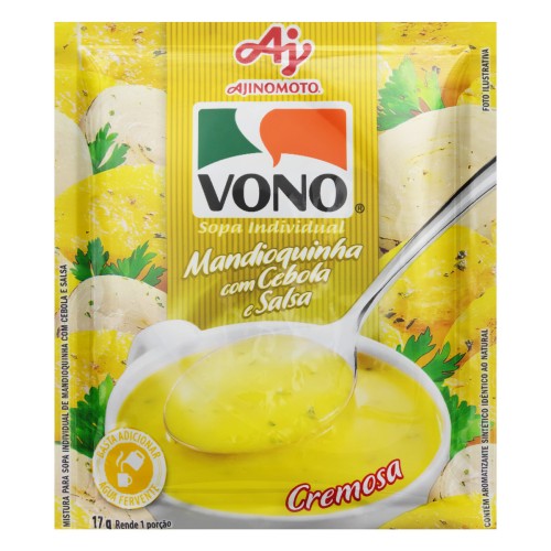 SOPA MANDIOQUINHA C/CEBOLA VONO 17G