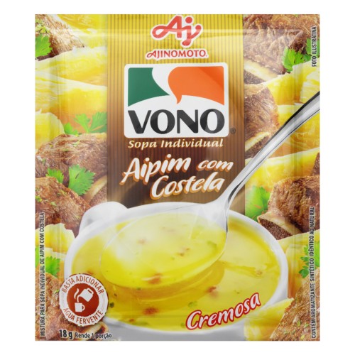 SOPA AIPIM C/COSTELA VONO 18G