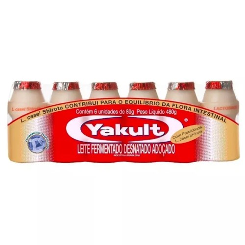 LEITE FERM YAKULT C/6 80G