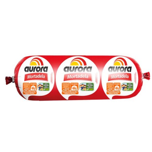 MORTADELA S/TOUCINHO AURORA 400G