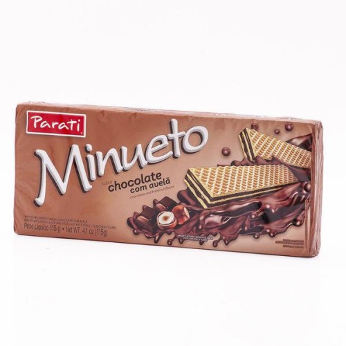 WAFER CHOC E AVELA MINUETO 81G