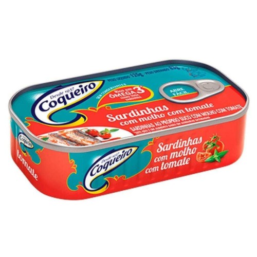 SARDINHA TOMATE COQUEIRO 125G