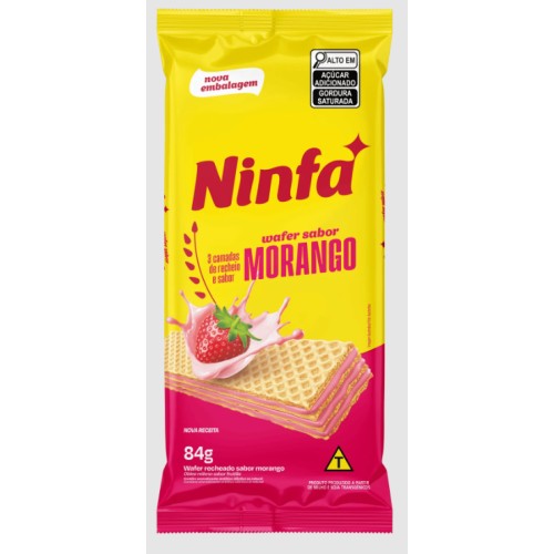 WAFER MORANGO NINFA 84G
