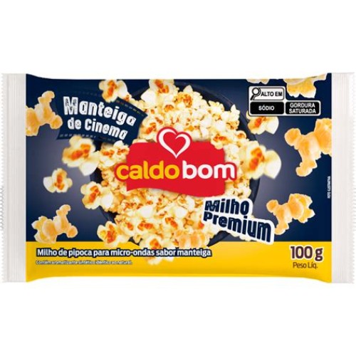 PIPOCA MICRO MANT CINEMA CALDO BOM 100G