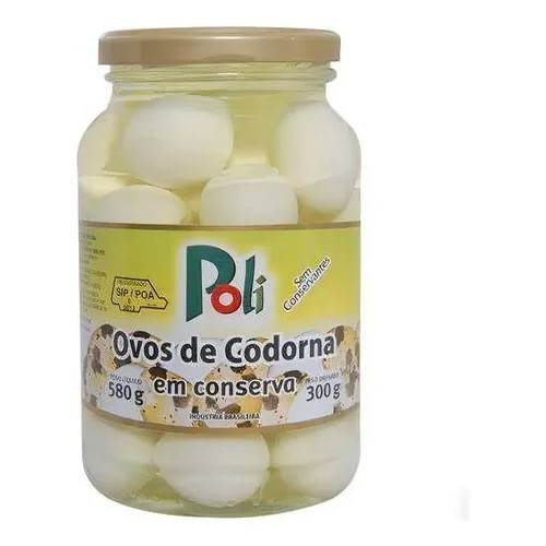 OVOS CODORNA CONS POLI 300G
