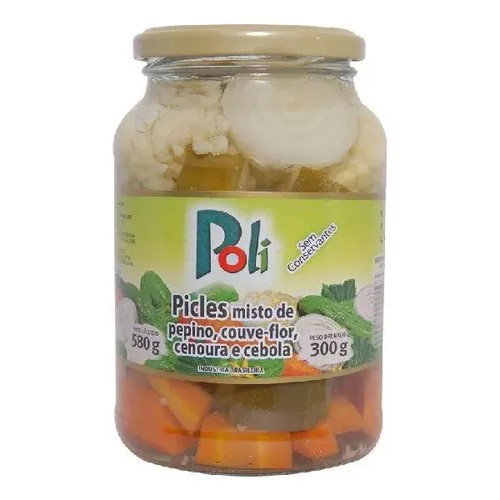 PICLES MISTO CONS POLI 300G