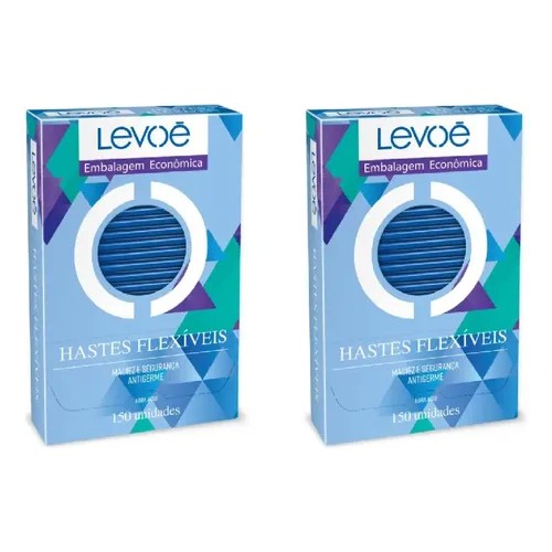 HASTES COTONETES LEVOE C/150UN