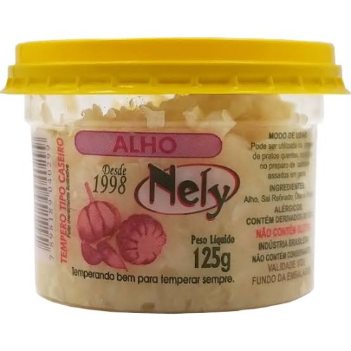 TEMP ALHO PURO NELY 125G
