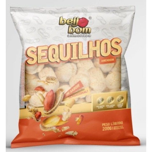 SEQUILHO AMENDOIM BEIJO BOM 200G