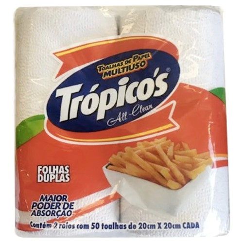 PAPEL TOALHA TROPICOS 2R 50T