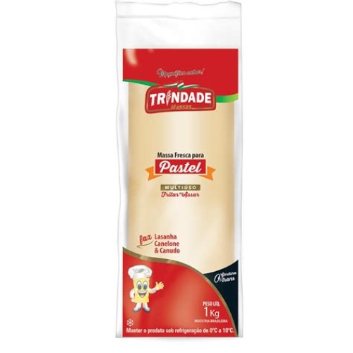 MASSA PASTEL FRESCA TRINDADE 1KG