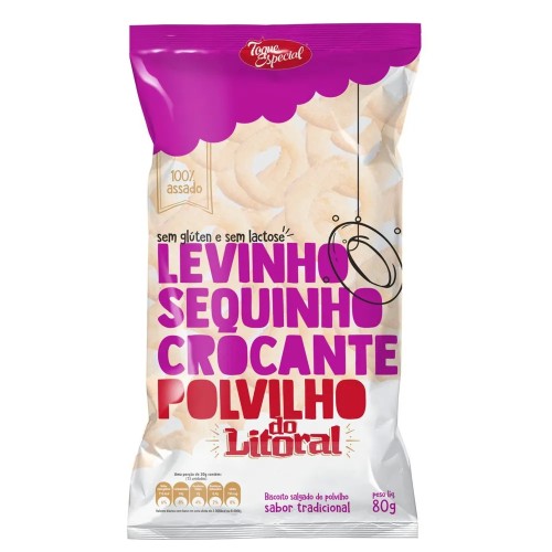 BISC POLVILHO TOQUE ESPECIAL 80G