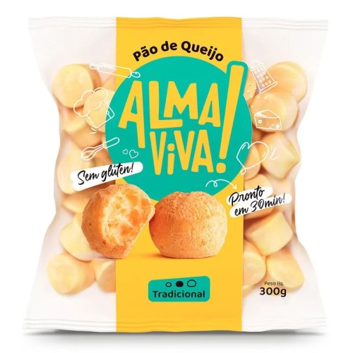 PAO QUEIJO CONG ALMA VIVA 300G