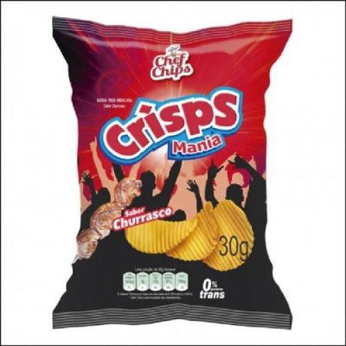 KIT SALG BAT OND CHURRASCO CRISPS MANIA 30G