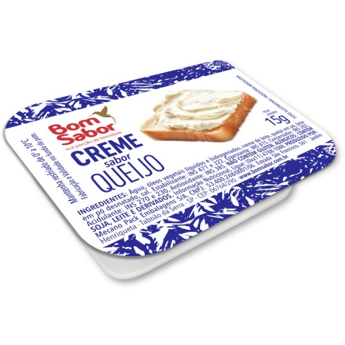 CREME DE QUEIJO BOM SABOR 15G