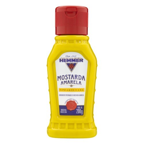 MOLHO MOSTARDA AMARELA HEMMER 200G