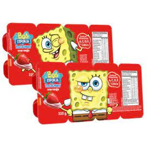 PETIT SUISSE BOB ESPONJA MOR ELEGE 320G