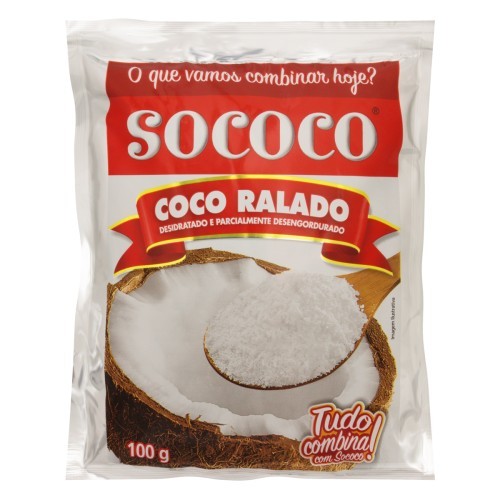COCO RAL S ACUCAR SOCOCO 100G