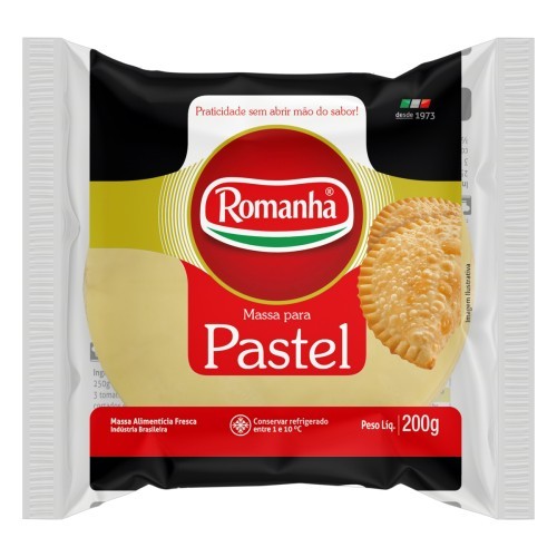 MASSA PASTEL FRESCA ROMANHA 200G
