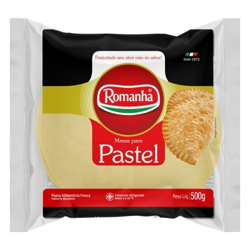 MASSA PASTEL FRESCA ROMANHA 500G