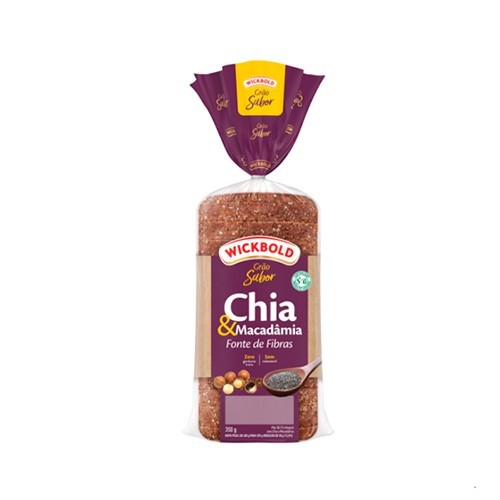 PAO GRAO CHIA E MAC WICKB 350G