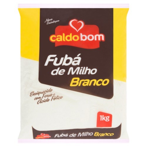 FUBA BRANCO CALDO BOM 1KG