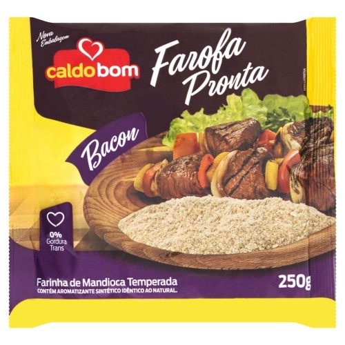 FAROFA MAND BACON CALDO BOM 250G