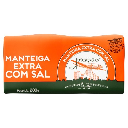 MANTEIGA C/SAL AVIACAO TB 200G