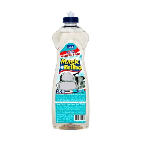 BRILHA INOX/ALUM CLEAR MAGIC BRILHO 500ML