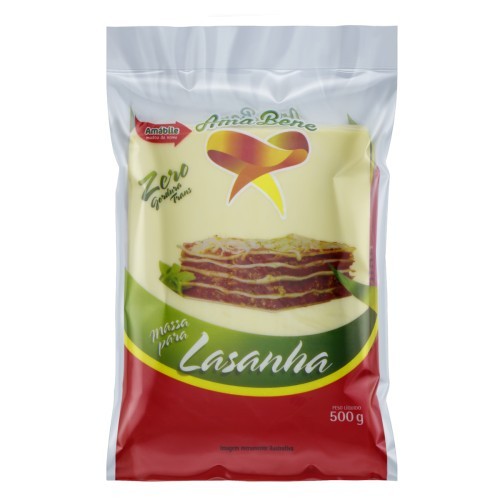 MASSA LASANHA FRESCA AMABILE 500G