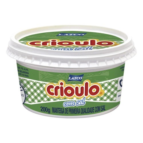 MANTEIGA C/SAL CRIOULO PT 200G