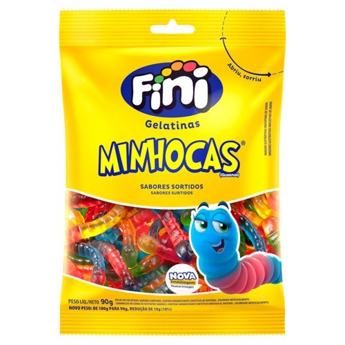 BALA GELAT MINHOCAS FINI 80G