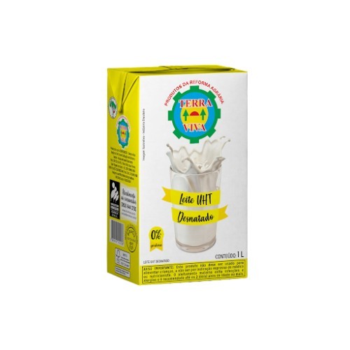 LEITE DESNATADO TERRA VIVA 1L