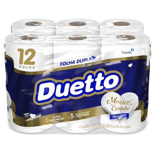PAP HIG F/DUPLA DUETTO 12X30M