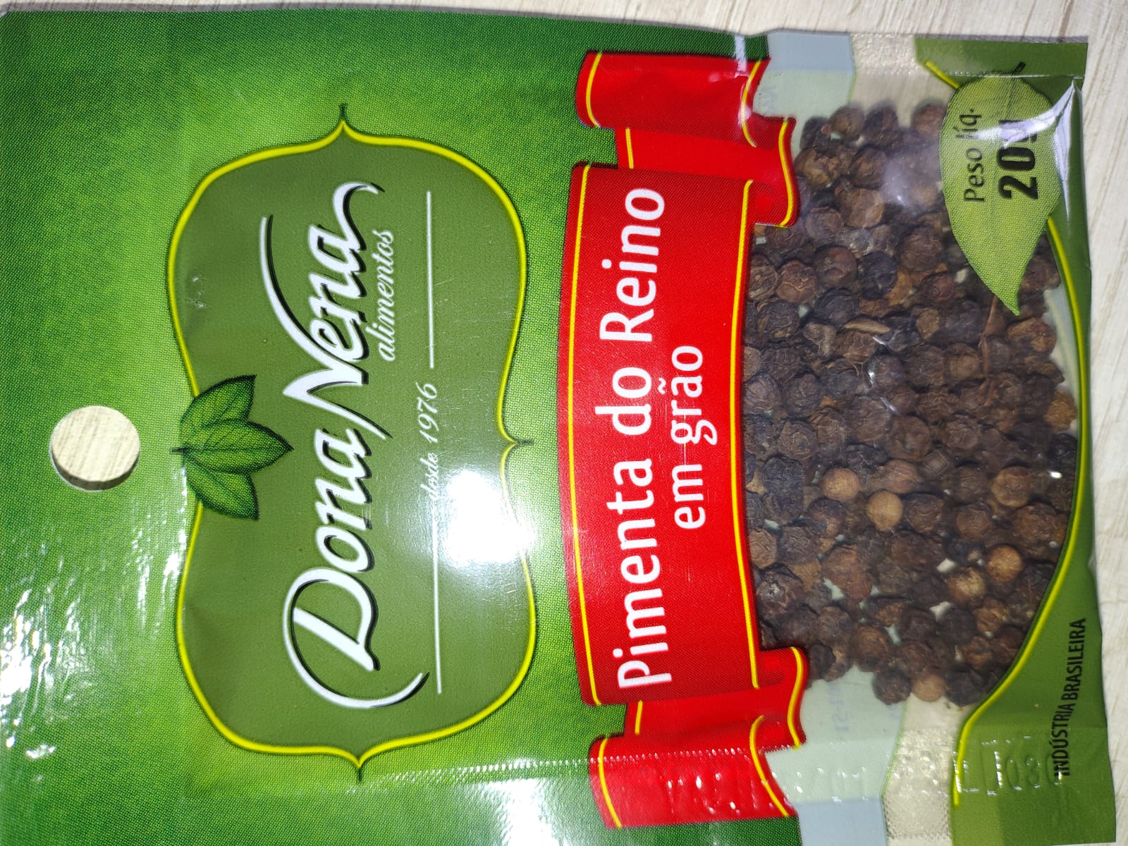 Tempero Pimenta Reino Grao D Nena 20g