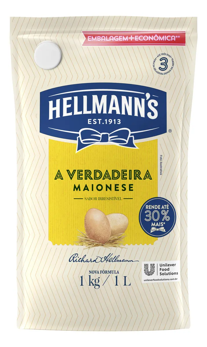MAIONESE HELLMANNS 1KG