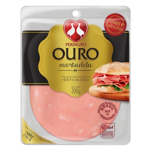 MORTADELA FAT BOL OURO PERDIGAO 200G