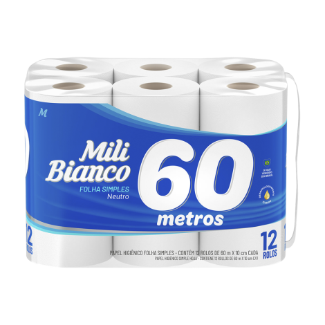 PAP HIG NEUTRO MILI BIANCO12X60M