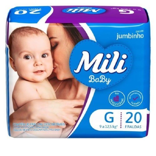 FRALDA JUMBINHO MILI G 20UN