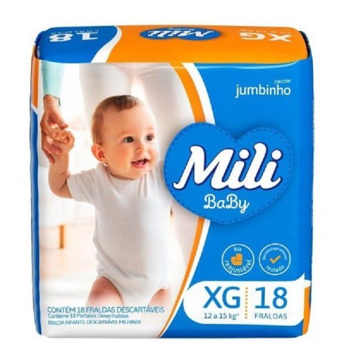 FRALDA JUMBINHO MILI XG 18UN