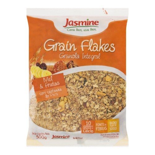GRANOLA MEL FRUTAS JASMINE 250G