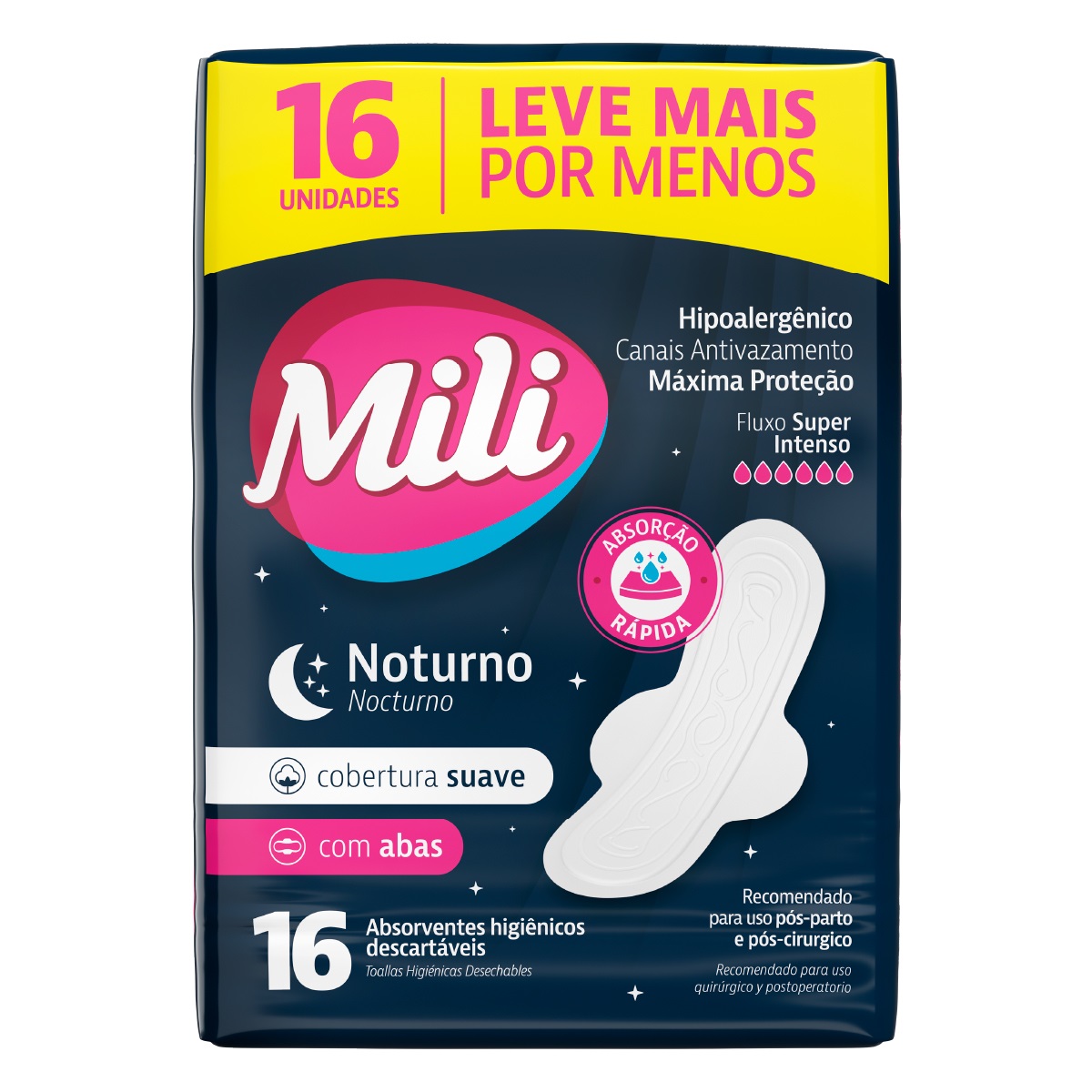 ABS NOTURNO C/ABAS MILI LV16 PG14