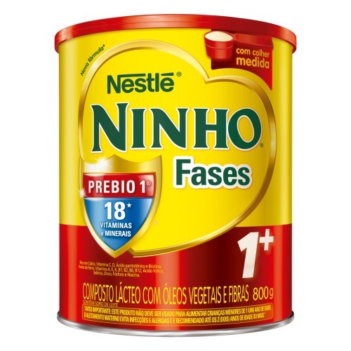 LEITE PO NINHO FASES 1+ 800G