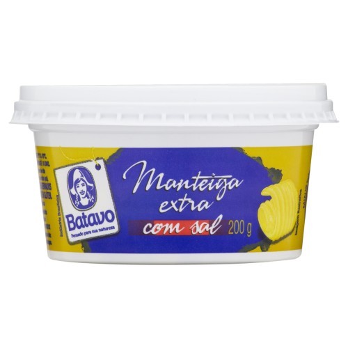 MANTEIGA EXTRA C/SAL BATAVO POTE 200G