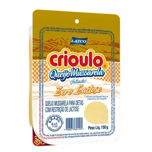QUEIJO MUSS FAT ZERO LACT CRIOULO 150G