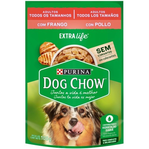 RACAO FRANGO MOLHO AD DOGCHOW 100G