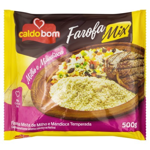 FAROFA MIX MAND/MILHO CALDO BOM 400G