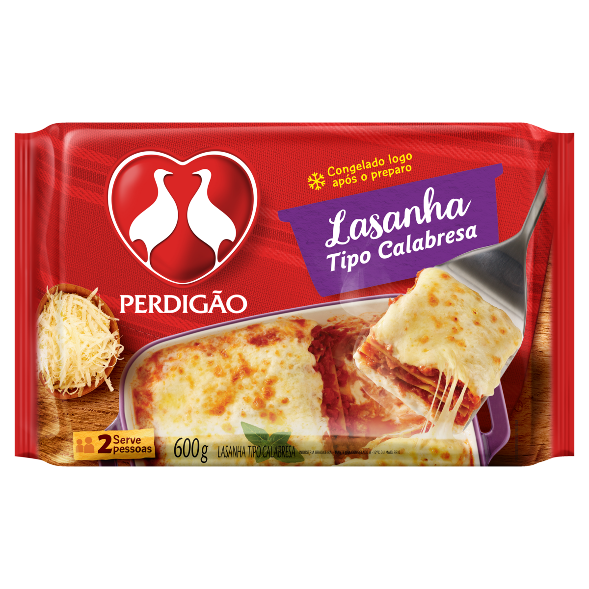 LASANHA CALABRESA PERDIGAO 600G